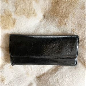 HOBO Black Leather Wallet